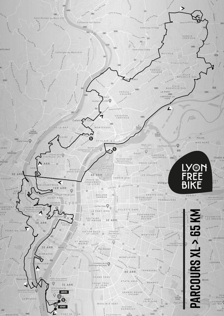 Les Parcours 2020 Lyon Free Bike